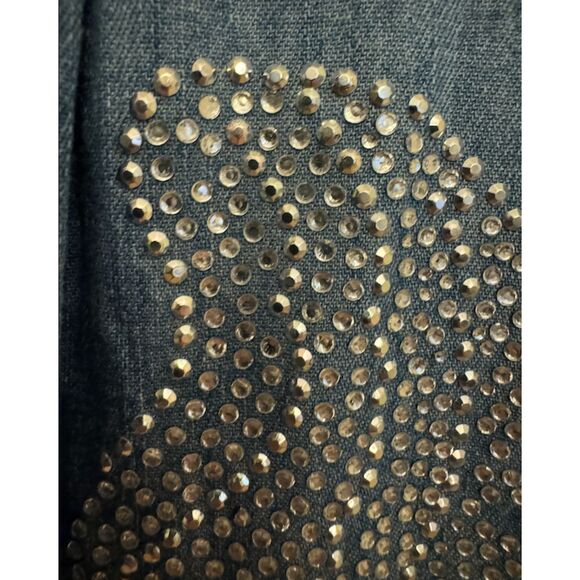 Merona Denim Button Down with Wings/Embellishments-Sz XL - Picture 7 of 13